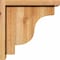 Ekena Millwork Newport Rough Sawn Corbel w/Backplate, Western Red Cedar, 6"W x 12"D x 12"H COR06X12X12NEW01RWR - alternate 3